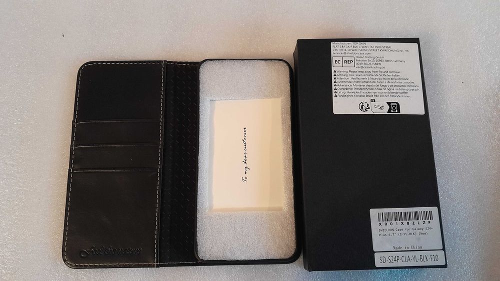 pokrowiec SHIELDON do Galaxy S24+ , z prawdziwej skóry PREMIUM