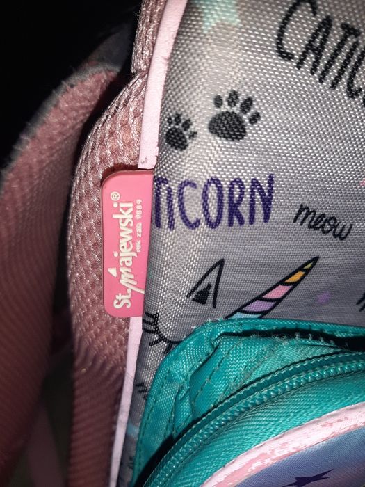 Sprzedam tornister kot jednorożec Majewski