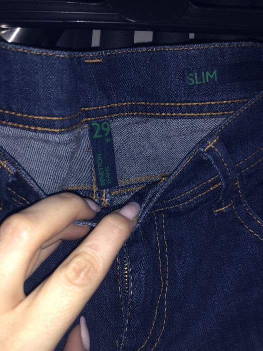 Jeansy benetton 29