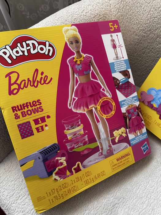 Barbie, Play-Doh Barbie Ruffles and Bows Set, барбі плей до