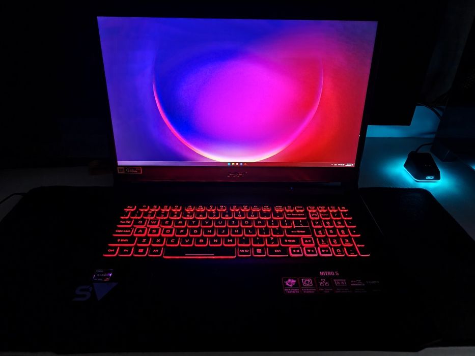 Laptop gamingowy acer nitro 5 AN517-41, RTX 3080, Ryzen 7 5800H