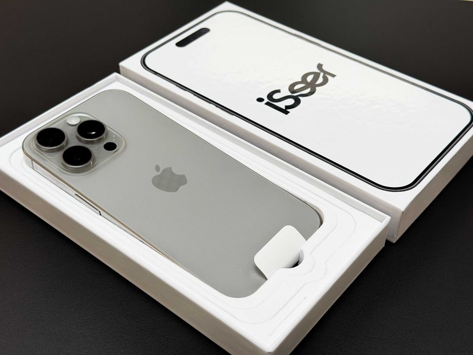 iPhone 16 Pro 256GB • 0 cykli • 100% BAT • RATY 0% • ESIM • Naturalny • Gwarancja