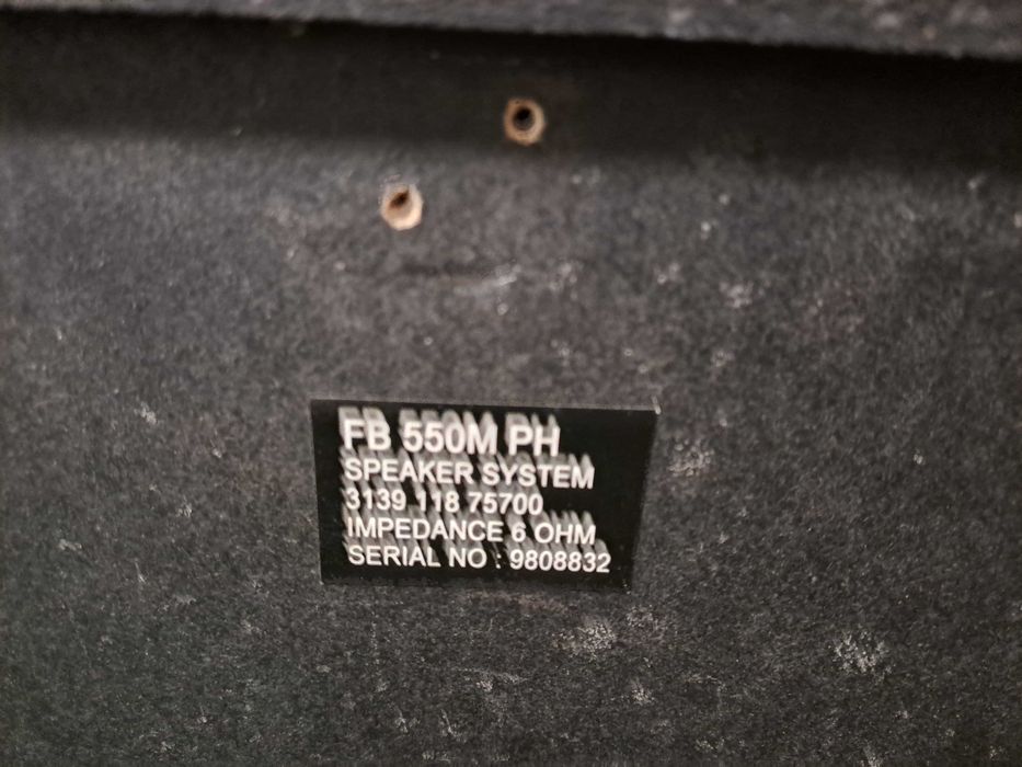 Kolumna Philipsa z kablem i dodatkowym głośniczkiem średniotonowym