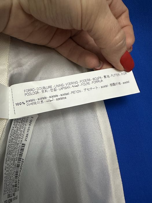 Синій блейзер/піджак ZARA Зара (36/S)