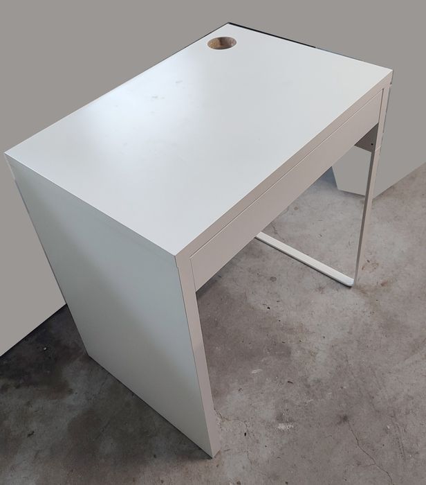 Secretária Ikea, branca, Micke