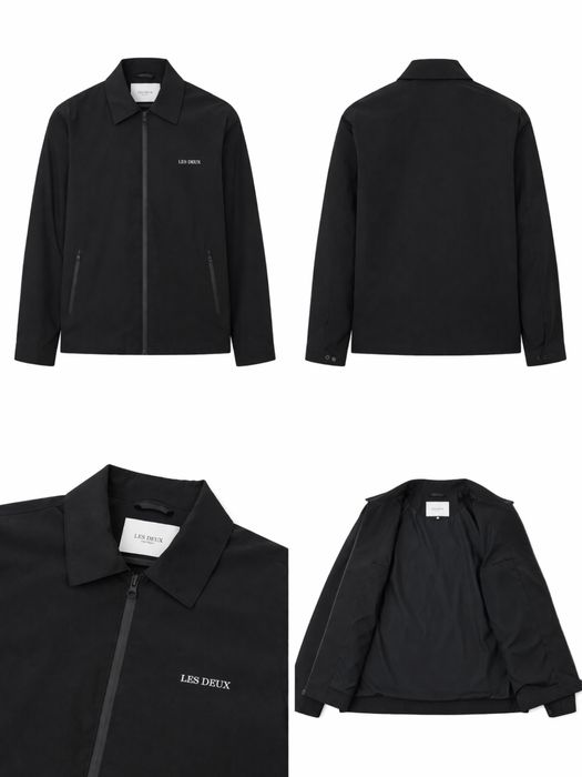 Куртка Les Deux Copenhagen чорна | оригінал | мінімалізм / tech jacket