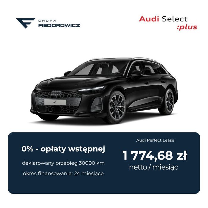 Audi A6 Avant niska rata bez opłaty wstępnej w Audi perfect lease, PANORAMA