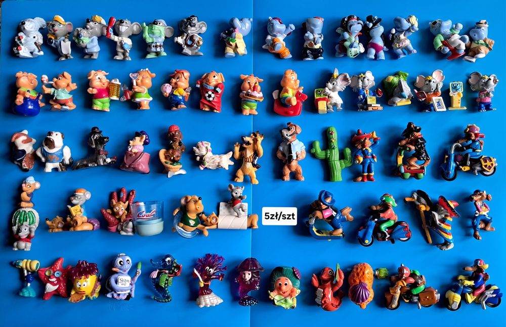 Figurki z kinder niespodzianek