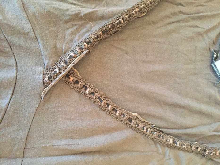 top castanho tamanho l zara