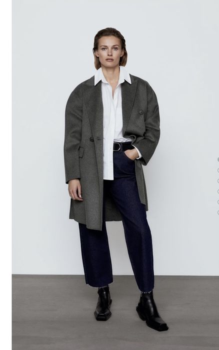 Пальто шерстяное Zara new
