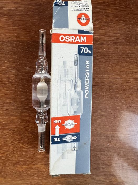 Лампи металогалогенні та люмінісцентні