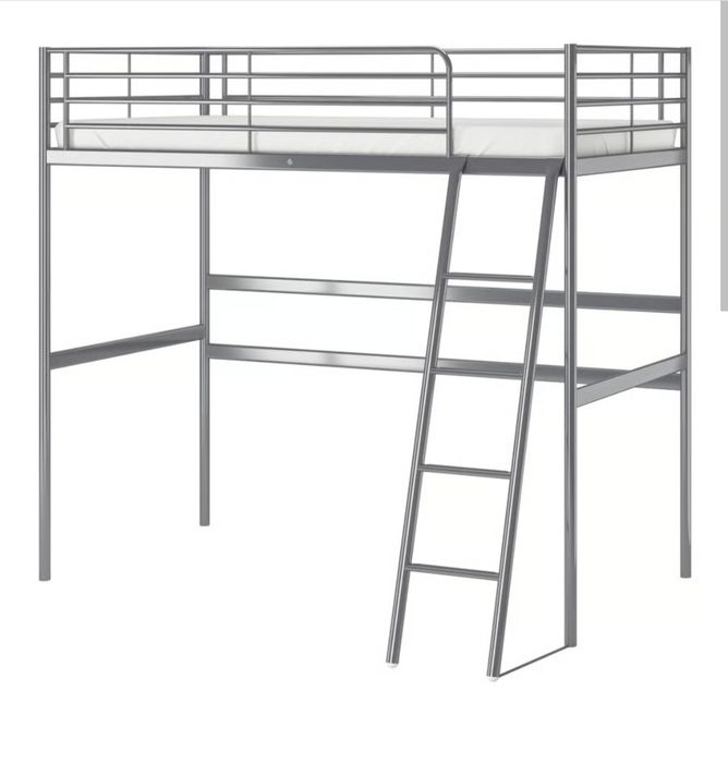 Łożko na antresoli, piętrowe ikea svarta