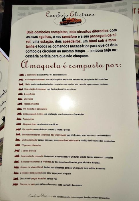 Pista comboio por estrear de 2001 (ainda embalada)