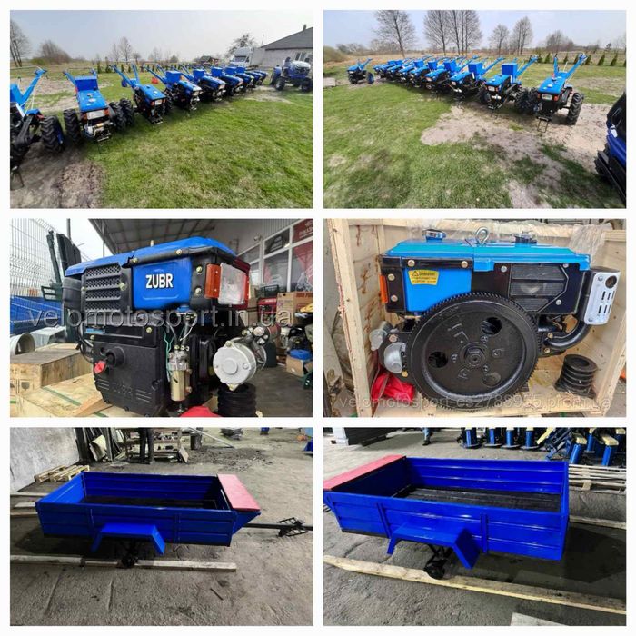 Мотоблоки Zubr + фреза в комплекті