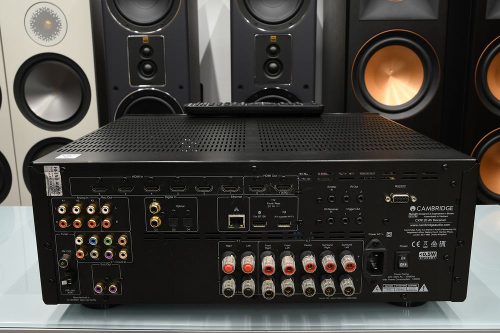 Zadbany amplituner do kina domowego 7.2 Cambridge Audio CXR120 + pilot