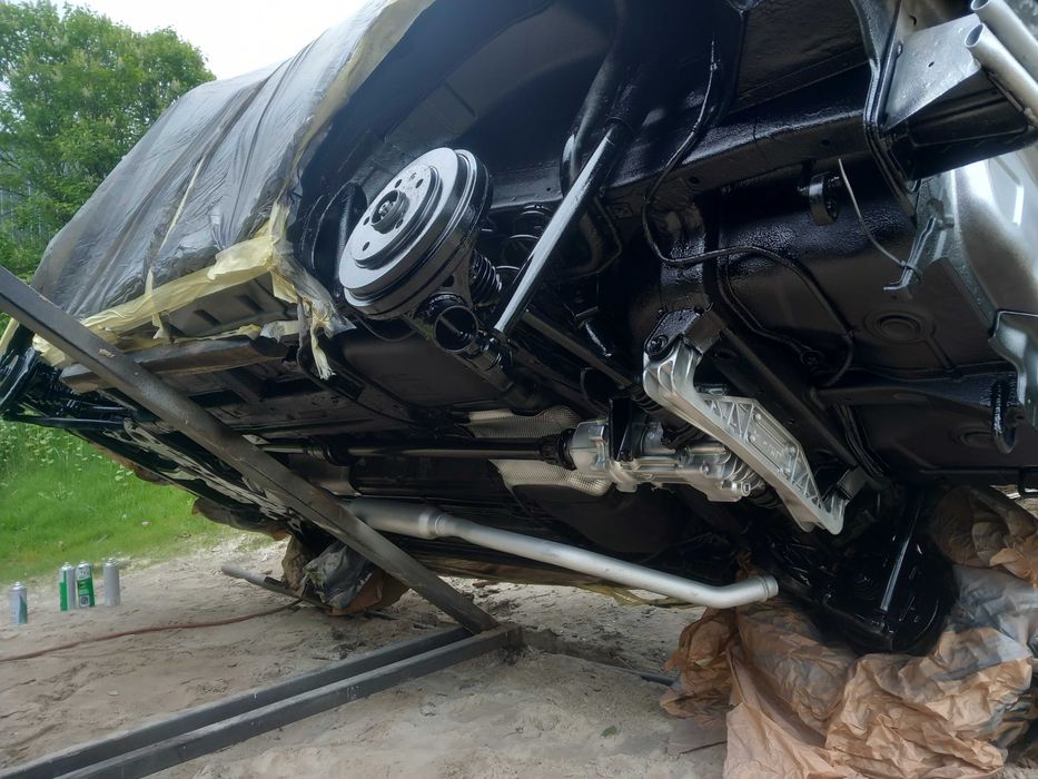 Konserwacja podwozia z piaskowaniem