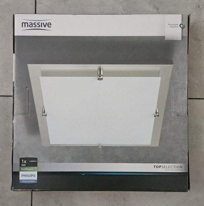 Plafon Philips Massive DOROTHY mat/chrom NOWY