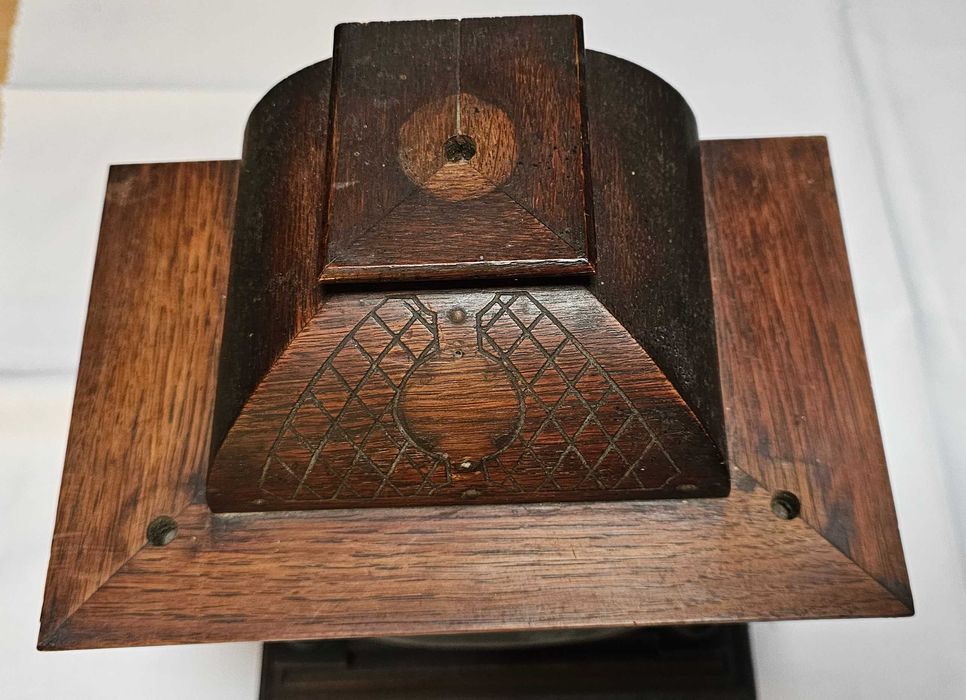 Relógio de lareira antigo JUNGHANS – peça para restauro