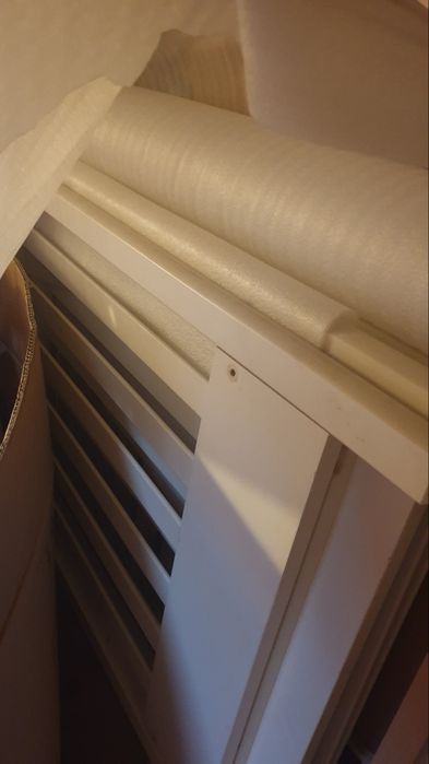 Berço branco com gaveta + colchão novo