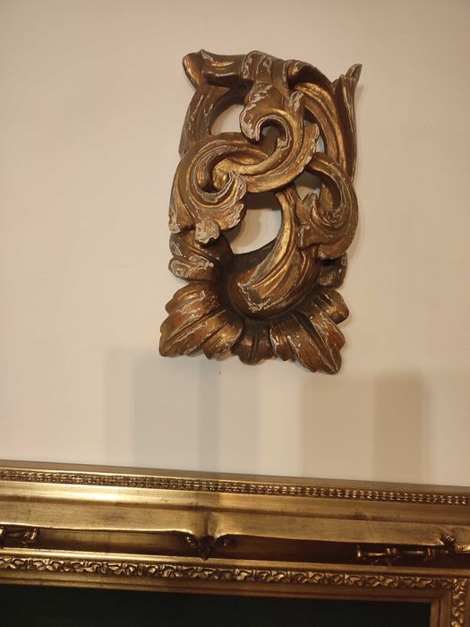 Talha rendada em madeira