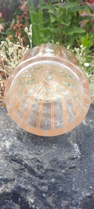 Antyk, Biedermeier przecudowna karafka  XIX  wiek