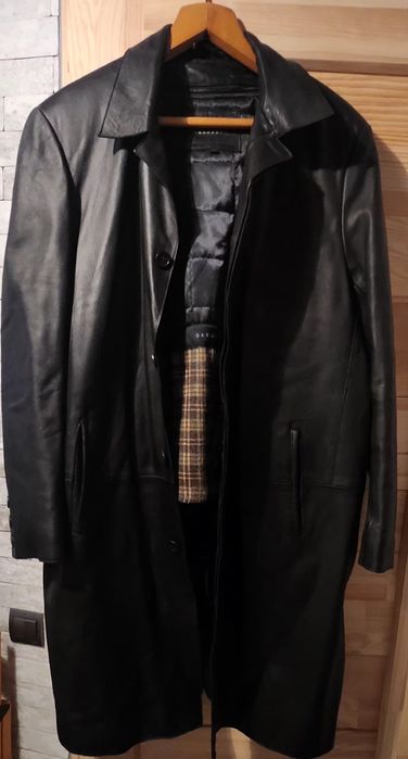 Męski skórzany plaszcz Oakwood 2w1