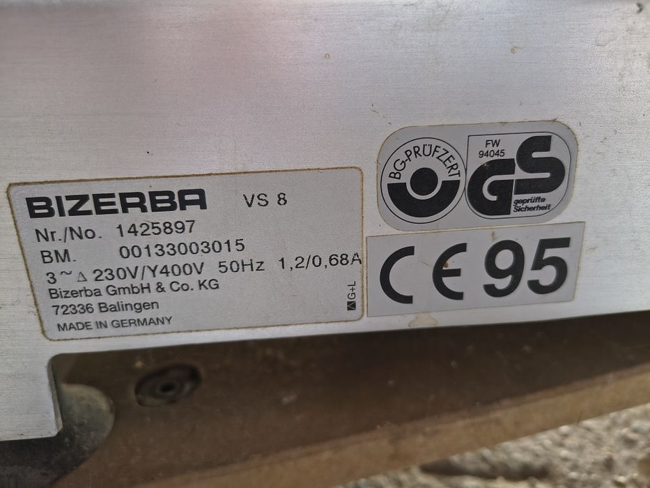 Krajalnica marki BIZERBA VS 8
