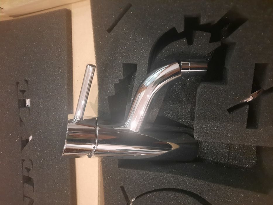 Torneira de bidé cromada Neve, série Lino NOVA