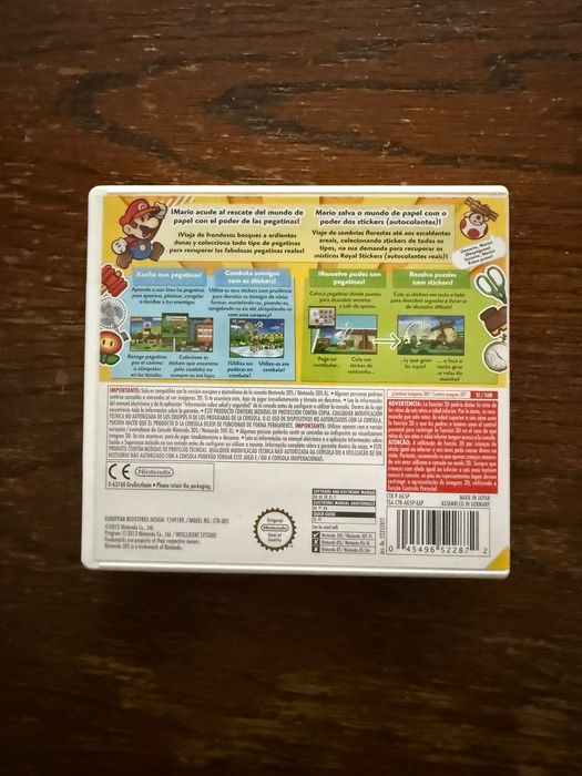 Jogo Nintendo 3DS - Paper Mario Sticker Star