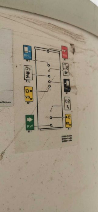 Deposito Acumulador vulcano solar 290ltr