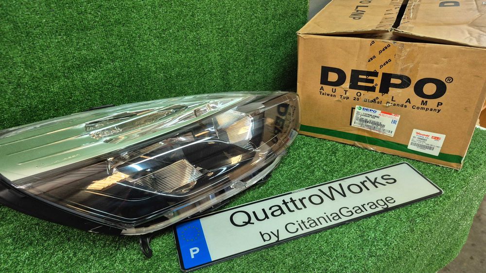 Otica Farol Frente Direito Renault Clio IV 2013 a 2019 Ref. 551-1197RMLEMN2 DEPO - NOVO