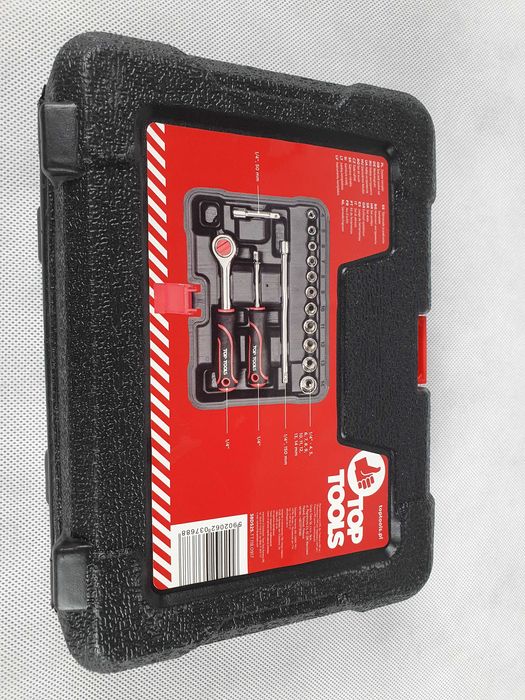 Zestaw Kluczy nasadowych 1/4 Majsterkowicz TOP TOOLS