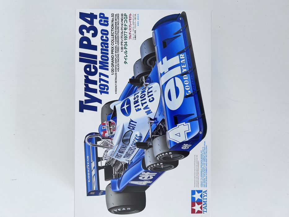 Samochód Bolid Formuła 1 Tyrrell P34 Monaco GP Tamiya 20053