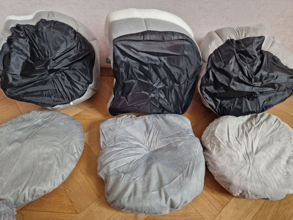 Домик с ушками круглая лежанка травка спальник для кота кошки собаки