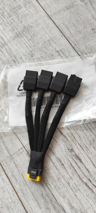 Кабель переходник Power 12+4 для RTX5090/5080/5070/4090/4080/4070
