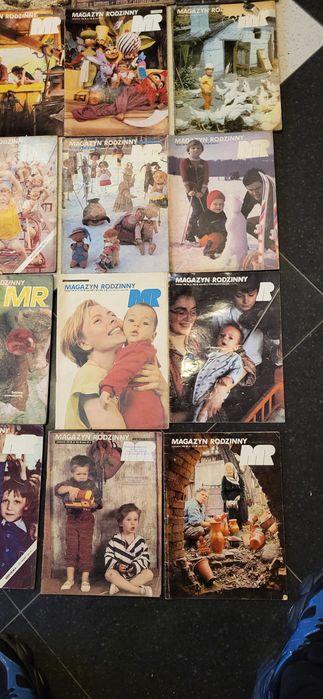 Kolekcja gazet magazyn rodzinny MR roczniki od 1975