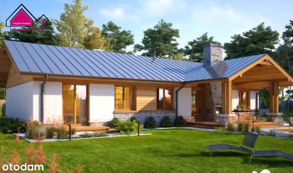 Dom przy lesie,  działka 2173 m², blisko jeziora
