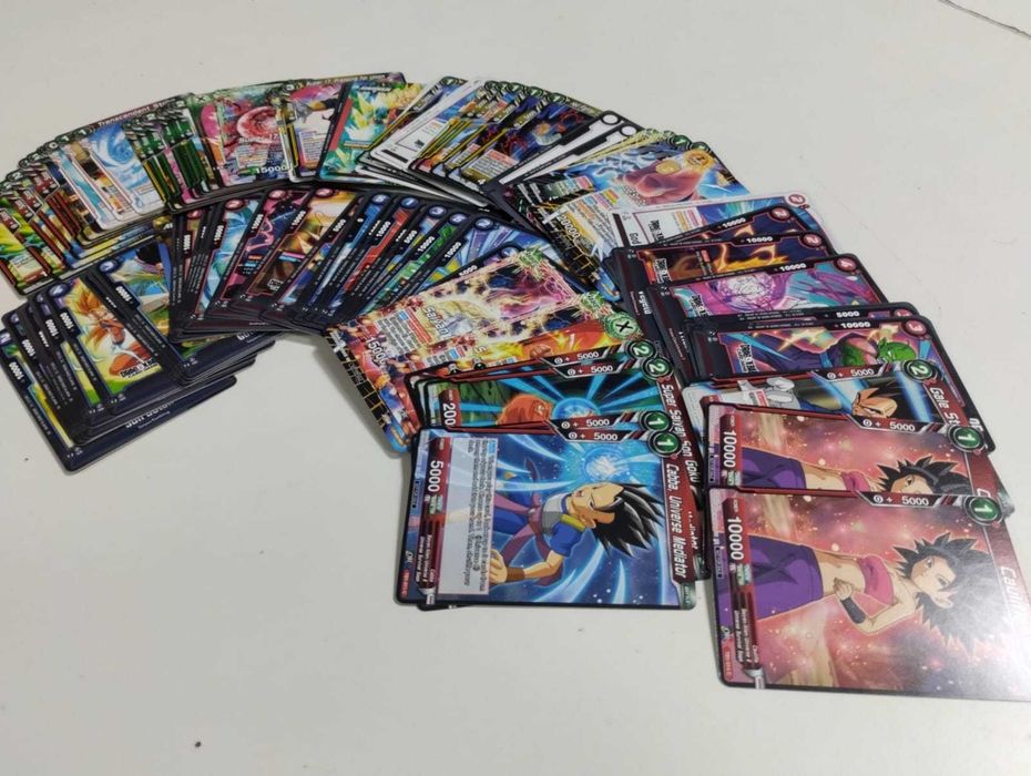 112 Cartas Dragon Ball Masters e Fusion