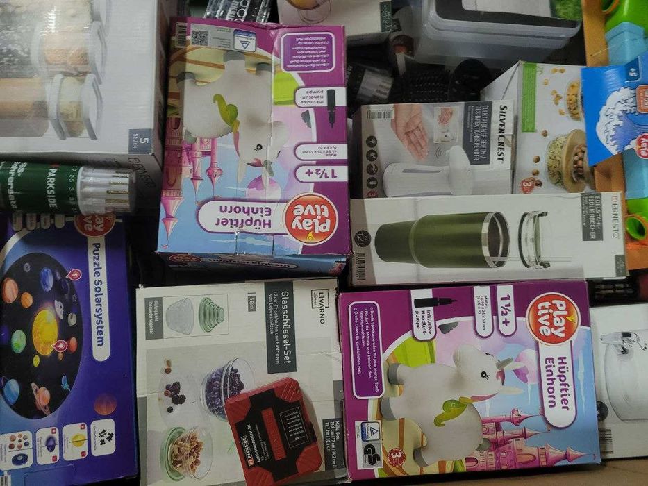 Розпродаж товарів з Amazon/Lidl/Temu – мікс палета під ключ! 172 кг