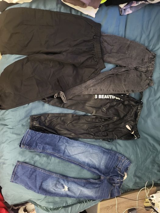Лот брендового одягу на ріст 134 см: Levi's, Goldi, шкіряні та оверсай