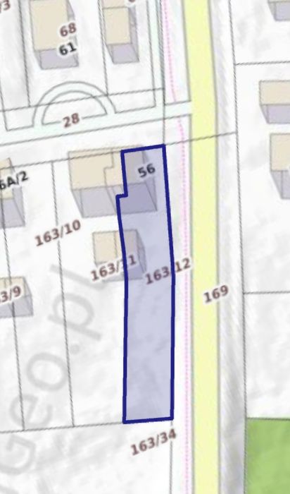 Działka 813 m² z budynkiem do remontu - Jabłonowo, gm. Ujście