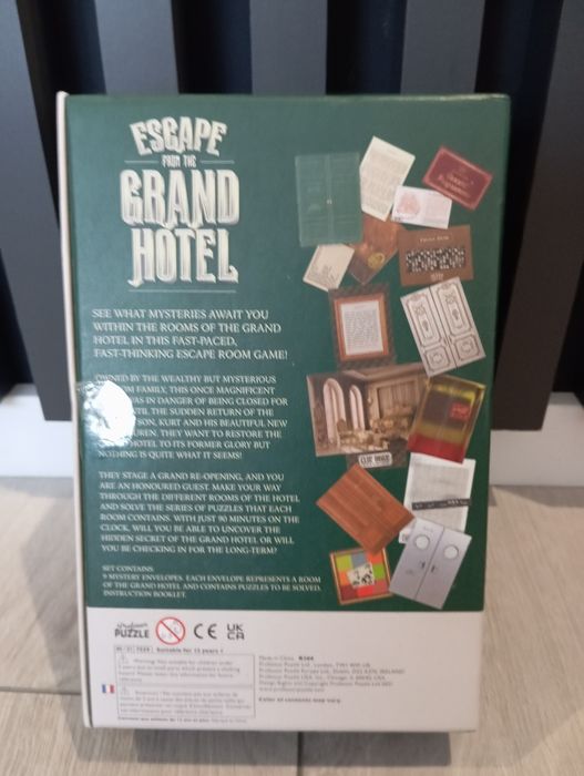 Gra "Escape from the grand hotel"