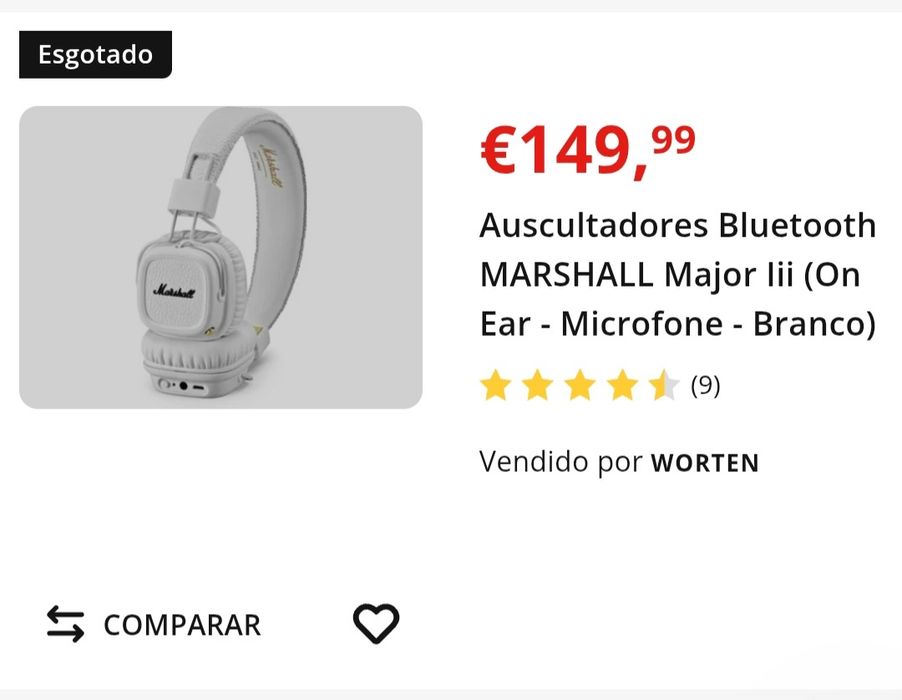 Headphones Marshall Major III Bluetooth