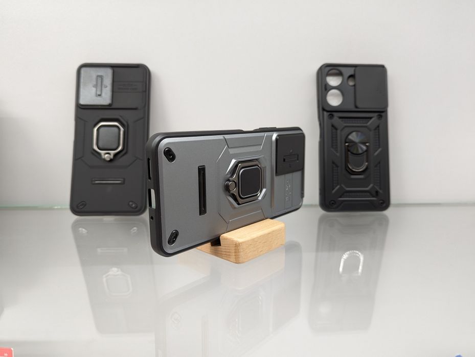 Противоударный чехол Xiaomi Redmi 13C любая модель с кольцом