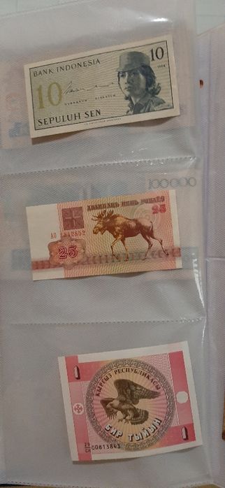 Notas coleção vários países
