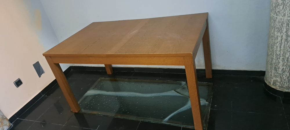 Mesa madeira extensível