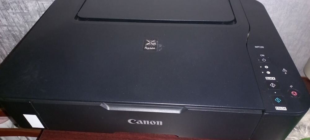 Принтер canon mp 230, не робочий