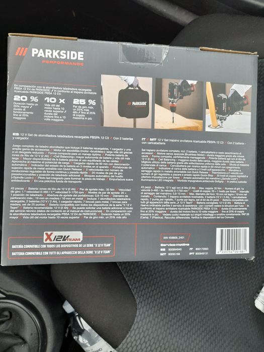 Parkside aparafusadora potente