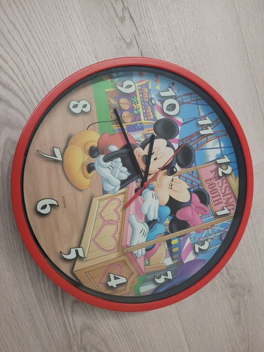 Zegar ścienny Myszka Miki i Myszka Minnie