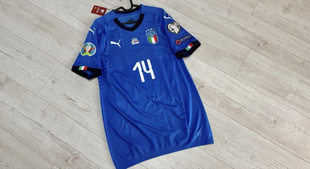 Meczowa koszulka włoch kwalifikacje Euro 2020 Italia match issue